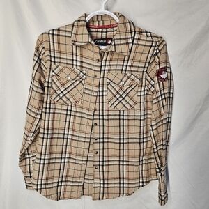 Canada Weather Gear Women's Unlined Flannel Size Small S/P